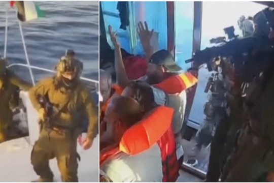 Izraelis sulaikė keliolika į Gazą plaukiančių aktyvistų laivų: plinta vaizdo įrašai 