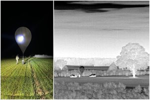 Pasieniečiai perėmė dar 6 iš Baltarusijos įskridusius oro balionus su rūkalų kontrabanda