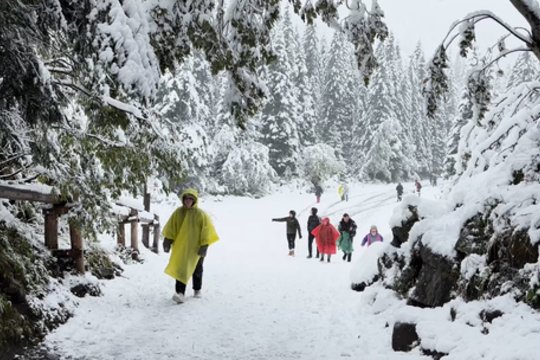 Lietuvių pamėgtuose kalnuose jau žiema: už gražaus vaizdo slypi lavinų pavojus
