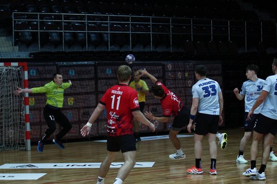 „Dragūno“ rankininkai pratęsė pergalių seriją ir pasivijo lygos lyderius