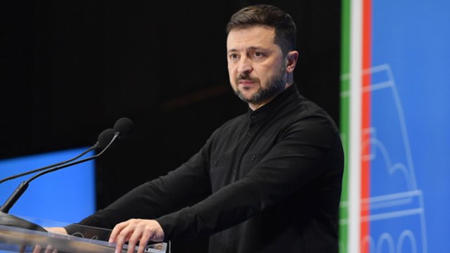 Iš V. Zelenskio – perspėjimas dėl dažnėjančių dronų provokacijų: Rusija jaučiasi drąsi