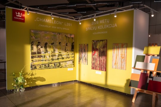 Meno mugėje pristatyta 2026 metų spalva – stiprybę ir energiją spinduliuojanti „Chameleon“