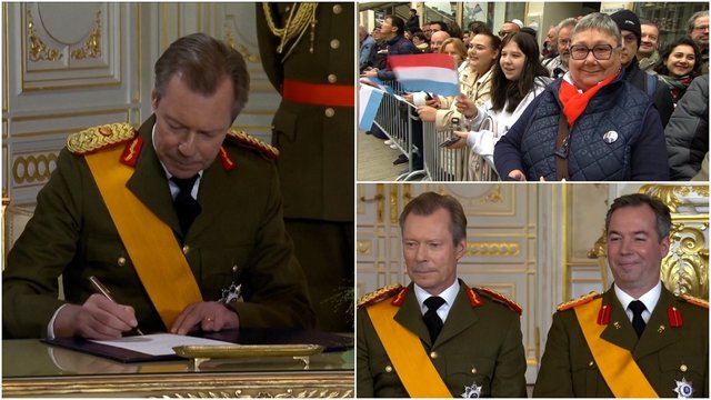 Istorinė diena Liuksemburge: didysis kunigaikštis Henri perleido sostą savo vyriausiajam sūnui