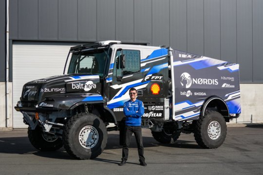 Vaidotas Žala 2026-ųjų metų Dakare startuos su visiškai nauju sunkvežimiu
