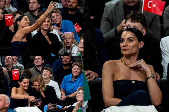 Š. Jasikevičiui Kaune – artimiausių palaikymas: dėmesį tribūnose kaustė stilingai atrodanti A. Douka