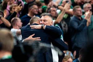 Šarūnas Jasikevičius atskleidė, kodėl susigraudino po Tomo Masiulio žodžių