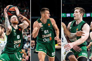 Eurolygos lietuviai. „Šakotas“ L. Birutis, akimirksniu pritapęs Ą. Tubelis ir sutrikdytas I. Brazdeikis