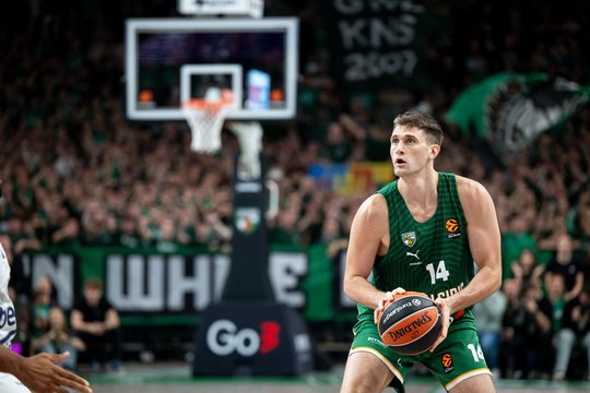 Sirgalių sužavėtas „Žalgirio“ naujokas apie atmosferą: „Top 5 Europoje, gal net numeris vienas“