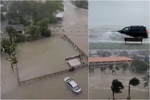 Jungtinę Karalystę ir Airiją siaubia galinga audra: vėjas siekia beveik 160 km/val, yra žuvusių