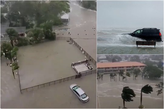 Jungtinę Karalystę ir Airiją siaubia galinga audra: vėjas siekia beveik 160 km/val, yra žuvusių