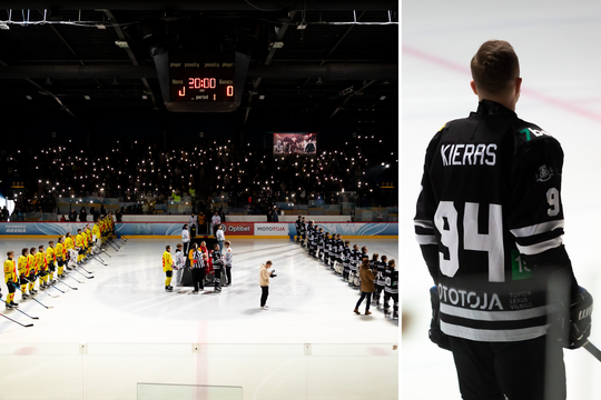 Baltijos ledo ritulio lygos rungtynėse – išskirtinis Mindaugo Kiero pagerbimas