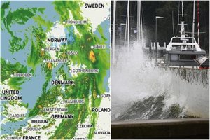 Per Europą slenka monstru vadinama audra – milžiniški nuostoliai, žuvo 3 žmonės