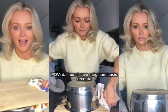 Gaminti ne itin mėgstanti Ugnė Siparė parodė savo mėgstamą patiekalą: internautai liko be žado