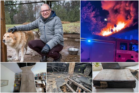 Žinomas gamtininkas po nelaimės atvėrė širdį: namus nusiaubęs gaisras viso gyvenimo darbą pavertė pelenais