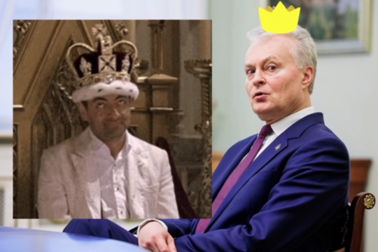 Kandi prezidentui G. Nausėdai sukurta aktorės daina sprogdina internetą: „Į dešimtuką“