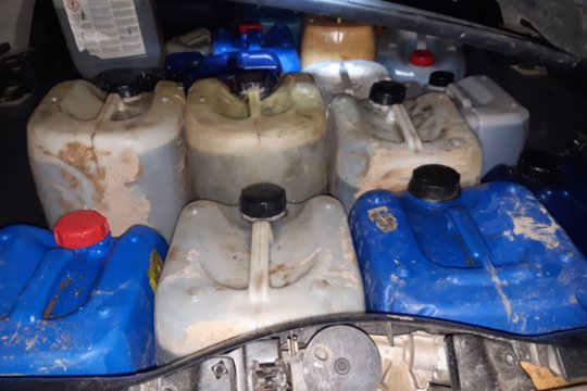 Dyzelino vagys Kėdainių rajone sulaikyti žaibišku greičiu