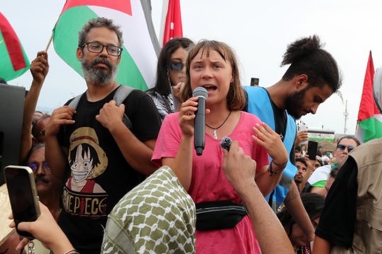 Izraelis pranešė deportavęs 171 Gazos flotilės aktyvistą, tarp jų – ir G. Thunberg