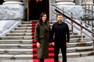 Su V. Zelenskiu susitikusi I. Ruginienė: Ukrainos gynybos pramonės gebėjimai – pavyzdys visai Europai