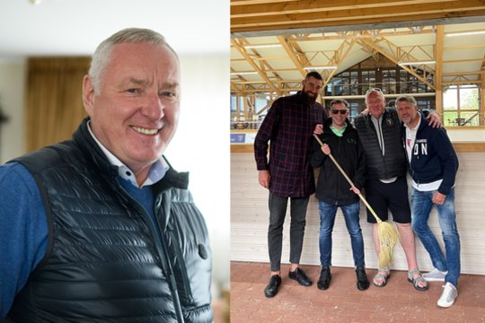 Turtuolio Tautvydo Barščio sodyboje – neeilinė kompanija: laiką kartu leido krepšinio legendos ir Selas