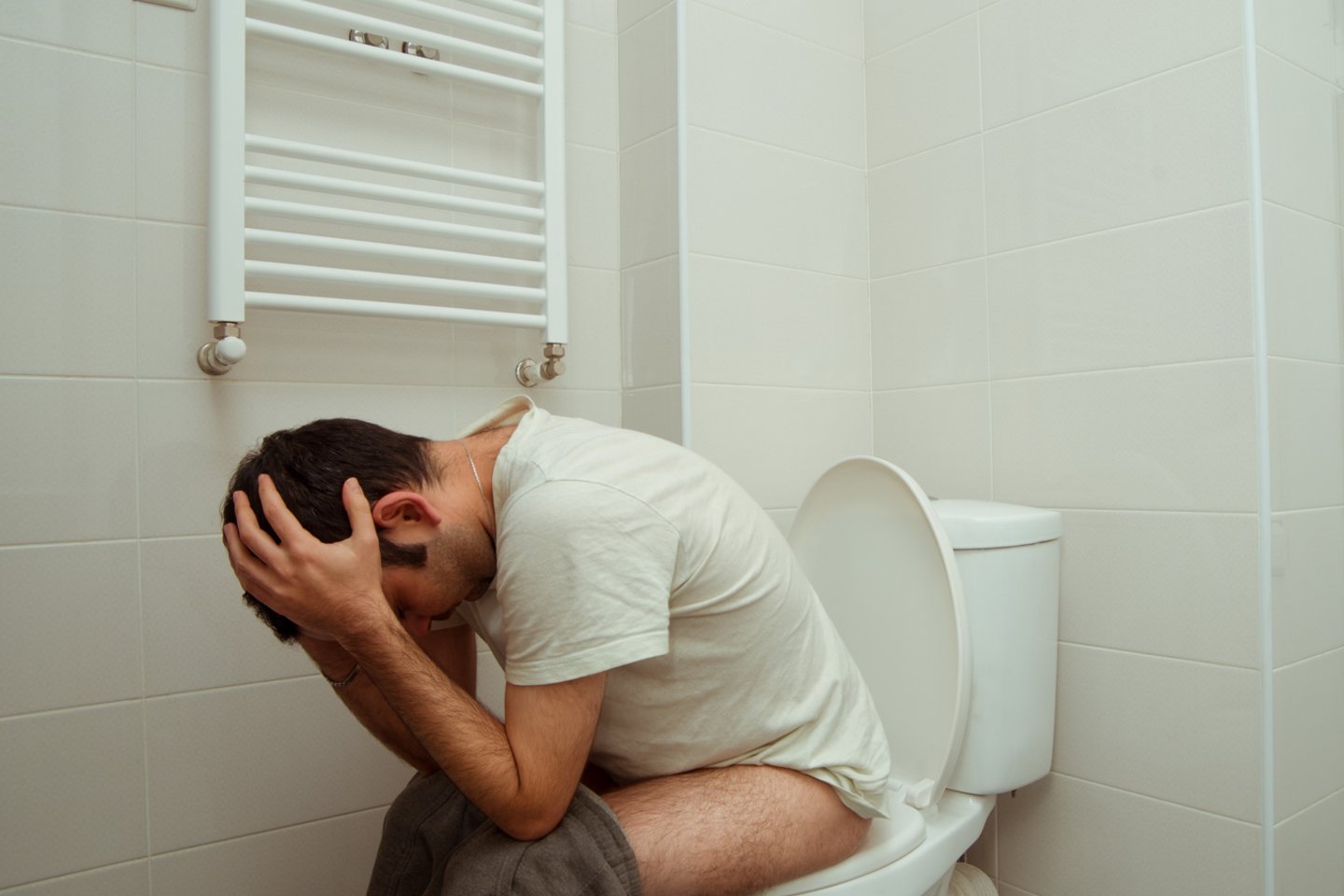 Viduriavimas, tualetas<br>Asociatyvinė 123rf nuotr.