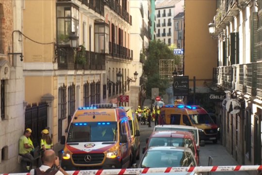 Madride sugriuvus pastatui 4 žmonės neišgyveno: užfiksuota, kas liko iš pastato