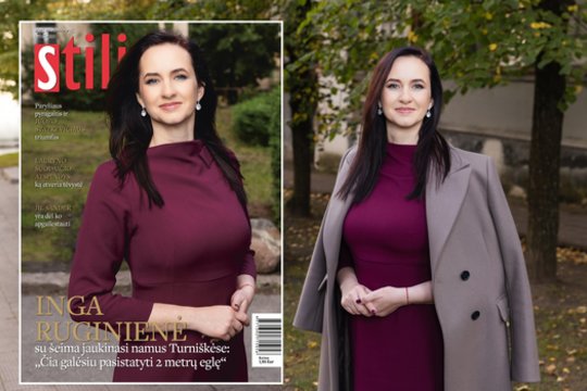 Inga Ruginienė su šeima persikėlė į rezidenciją Turniškėse: „Čia galėsiu pasistatyti 2 metrų eglę“