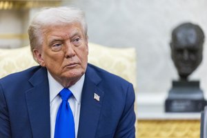 Izraelio prezidentas Herzogas teigia, kad D. Trumpas nusipelnė Nobelio taikos premijos