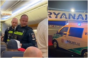 Įsiautėjusi girta baltarusė kitų keleivių skrydį iš Paryžiaus į Vilnių pavertė košmaru