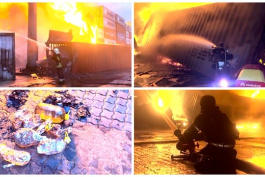 Rusai tęsia atakas į gyvenamuosius pastatus ir svarbius objektus: Odesoje – didžiuliai gaisrai