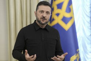 V. Zelenskis: jei V. Putinas nori užgrobti Rytų Ukrainą, turės palaidoti milijoną savo kareivių