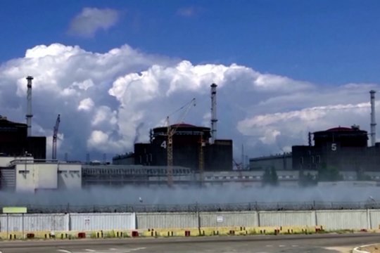 Rusija ketina atnaujinti okupuotos Zaporižios AE darbą: padėtis dėl saugos susirūpinimo nekelia