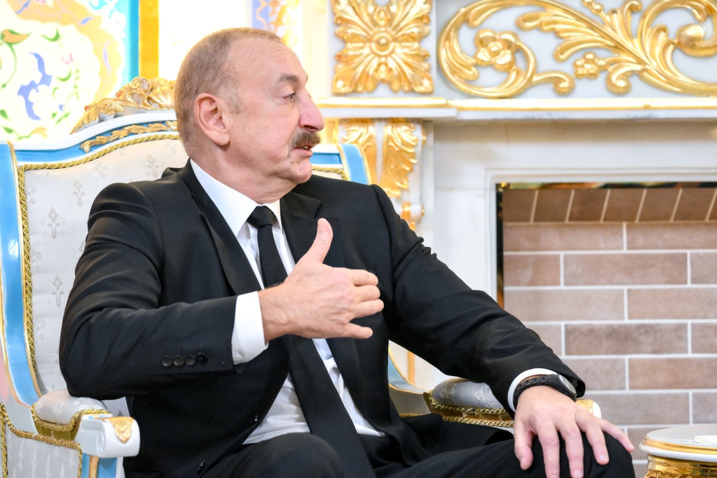 V. Putino ir I. Alijevo susitikimas.<br>EPA-ELTA nuotr.