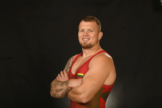 Imtynininkas Edgaras Voitechovskis - pasaulio imtynių veteranų čempionas