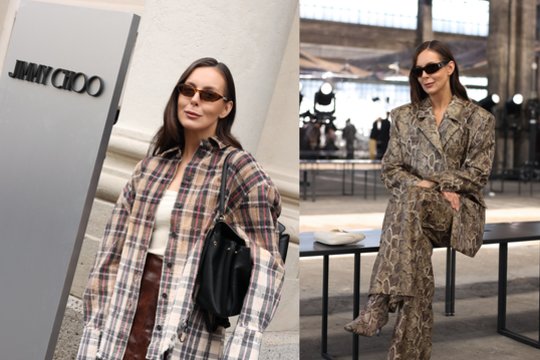 Milano mados savaitėje viešėjusi Irina Sinė apžvelgė naujienas: šis kartas buvo ypatingas