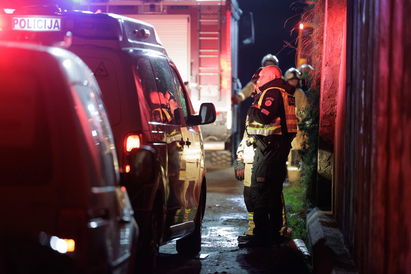 Vyras sudegė automobilyje.<br>V.Skaraičio nuotr.