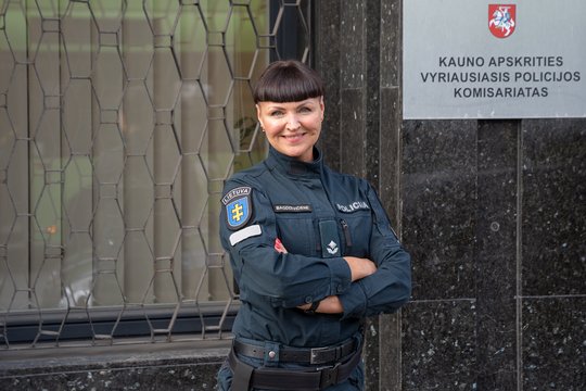 25 metus policijoje tarnaujanti Virginija – atvira: „Šiame darbe paruoštukų nėra“
