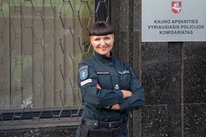 25 metus policijoje tarnaujanti Virginija – atvira: „Šiame darbe paruoštukų nėra“
