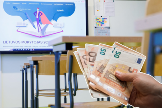 Šio miesto mokytojai gali džiaugtis: alga kilo, direktoriaus mėnesinis atlygis – 6222 eurai