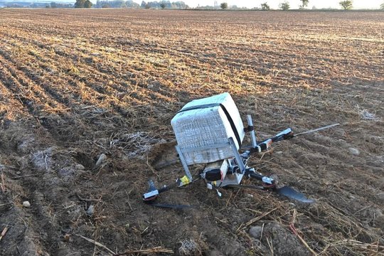 Šalčininkų rajone nutupdyta dar viena kontrabandininkų skraidyklė su kroviniu