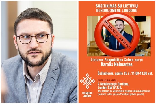 Jungtinės Karalystės lietuviai „aušrietį“ politiką pasitiko akibrokštu: „Ar jis – mūsų balsas?“
