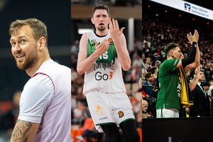 Eurolygos lietuviai. Ryškus D. Motiejūno prisistatymas, audringas T. Sedekerskio tarpsnis ir vietą išsikovojęs L. Birutis