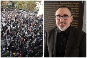 Užsimaskavusiu žydu R. Žemaitaičio išvadintas A. Gelūnas pasidalino jautria žinia