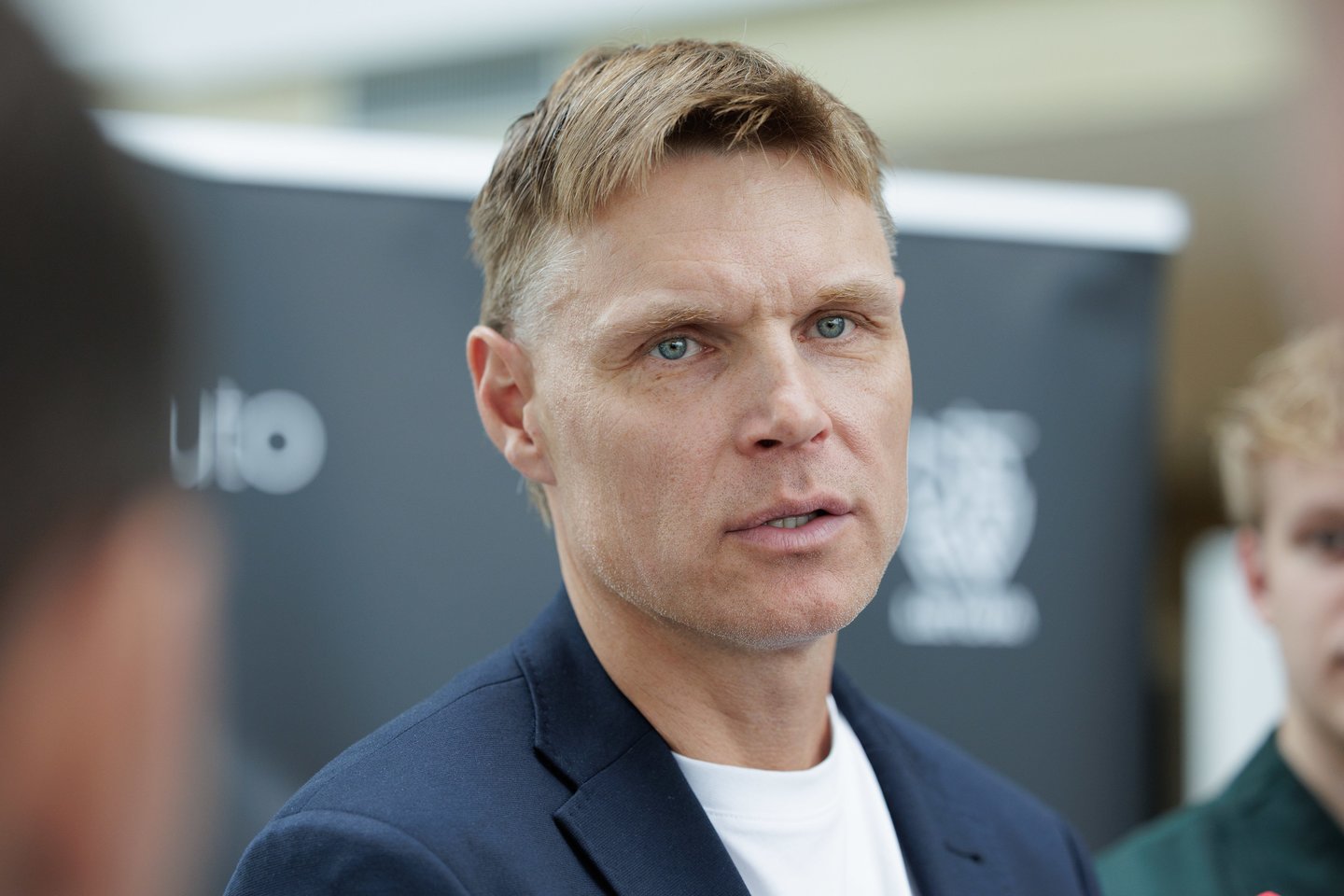 Lietuvos futbolo rinktinės treneris Edgaras Jankauskas<br>V.Skaraičio nuotr.