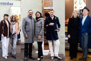 Ž. Grigaitis vėl stebina: žinomus svečius sukvietė į šokolado degustaciją ir gintaro kolekcijos pristatymą