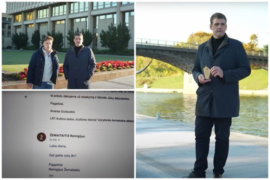 R. Žemaitaitis ir vėl pasimovė: davė interviu netikrai televizijai ir pasiėmė apdovanojimą „MULKIS“