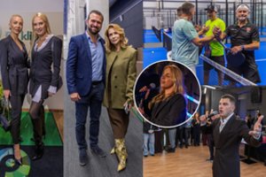 Kviestinė publika linksminosi Klaipėdos sveikatingumo arenos atidaryme: tarp svečių – ir D. Bosas, ir M. Kvietkutė