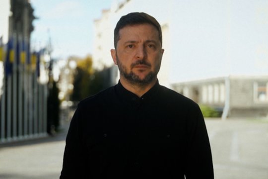 V. Zelenskis įvardijo, apie ką antrą kartą per dvi dienas kalbėjosi su D. Trumpu