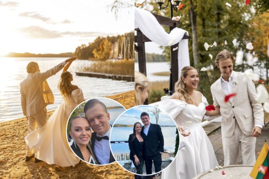Irenos Starošaitės ir Žilvino Žvagulio sūnus vedė savo mylimąją: šventėje šėlo ir garsioji šeima