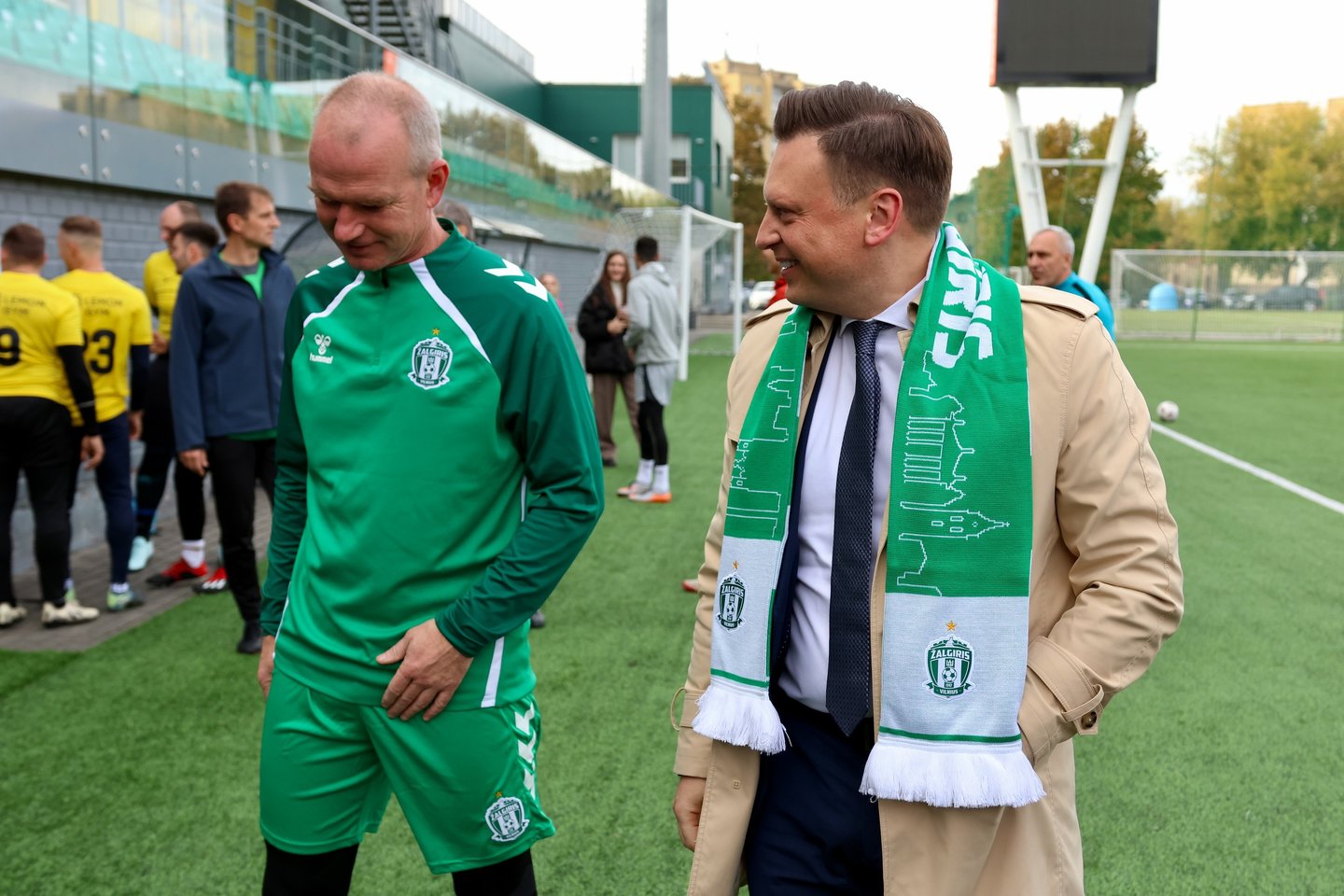 Mindaugas Kasperūnas ir Valdas Benkunskas<br>zalgiris.lt nuotr.