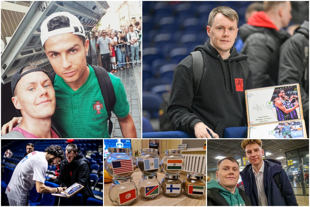 Krepšinio muziejų atidaręs dzūkas stebina netikėtais hobiais: renka ne tik autografus, bet ir žemes 